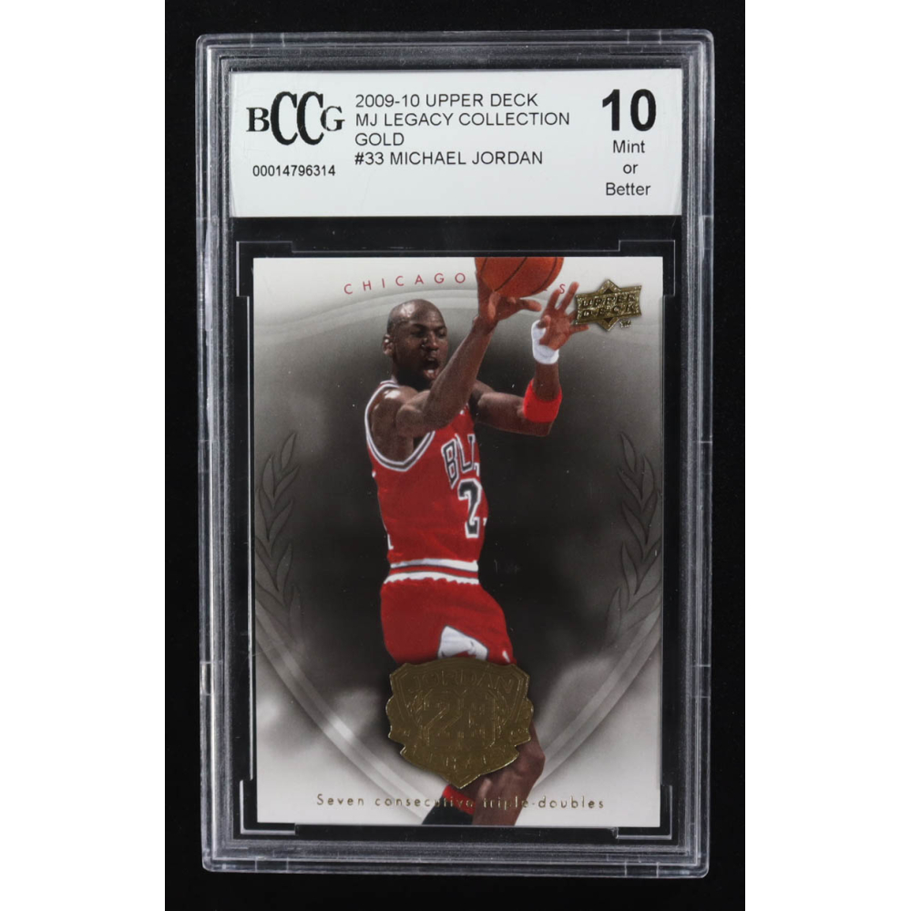 Michael Jordan 2009-10 Upper Deck Michael Jordan Legacy Collection Gold #33 (BCCG 10) at PristineAuction.com