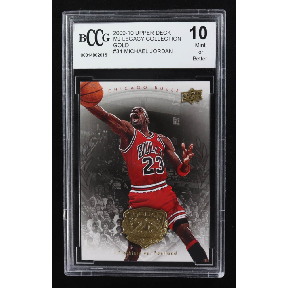 Michael Jordan 2009-10 Upper Deck Michael Jordan Legacy Collection Gold #34 (BCCG 10) at PristineAuction.com