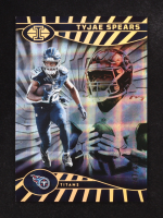 Tyjae Spears 2024 Panini Illusions Trophy Collection Mirrored #89 #147/499 at PristineAuction.com