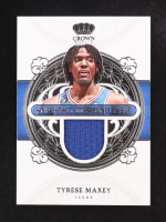 Tyrese Maxey 2022-23 Crown Royale Knights of the Round Table Relics #1 at PristineAuction.com