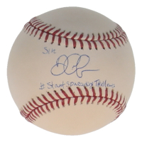 Didi Gregorius Signed OML Baseball Inscribed "StartSpreadingTheNews" & "Sir" (Steiner) at PristineAuction.com