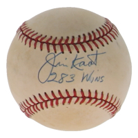 Jim Kaat Signed ONL Baseball Inscribed "283 Wins" (JSA) at PristineAuction.com