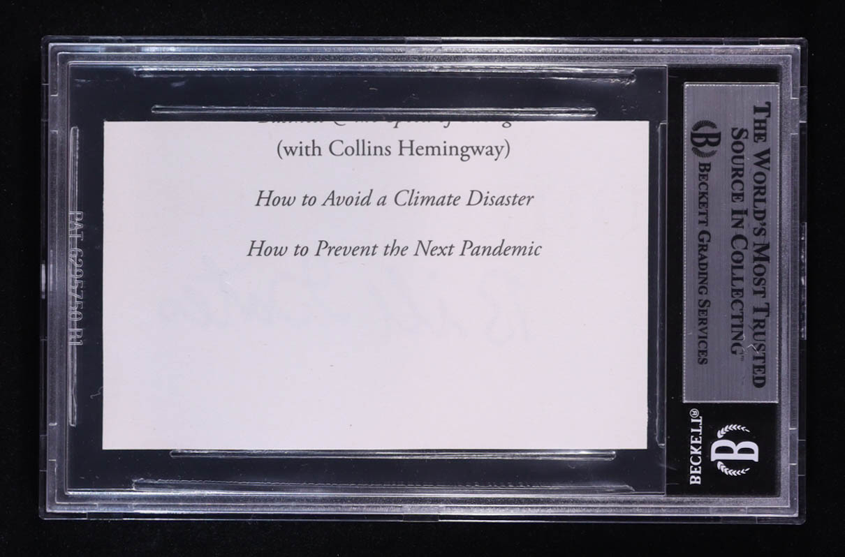 Bill Gates Signed Microsoft Business Card (BGS) at PristineAuction.com Bill Gates Signed Microsoft Business Card (BGS) at PristineAuction.com