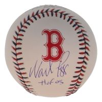 Wade Boggs Signed OML Red Sox Logo Baseball Inscribed "HOF 05" (Beckett) at PristineAuction.com