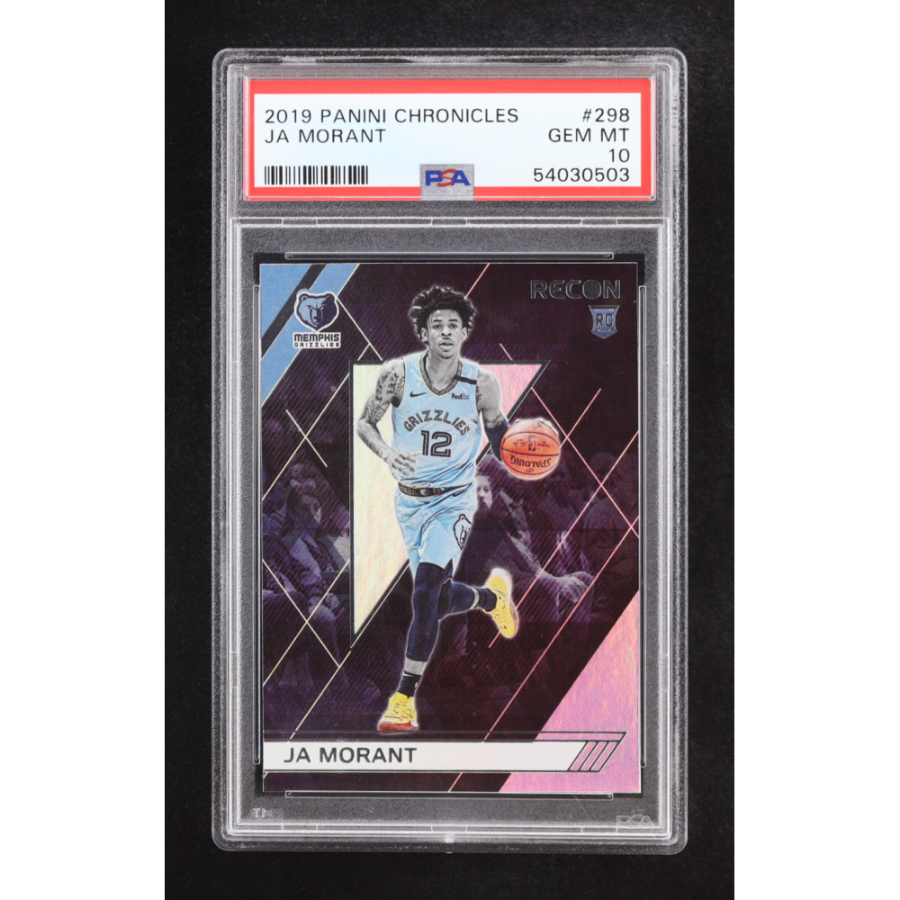 Ja Morant 2019-20 Panini Chronicles Recon #298 RC (PSA 10) at PristineAuction.com
