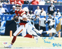 Derwin James Signed Chargers 8x10 Photo Inscribed "1st NFL Sack" & "9/9/18" (PSA) at PristineAuction.com