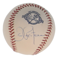 Joe Pepitone Signed OML Yankees 100th Anniversary Logo Baseball (Steiner & MLB) at PristineAuction.com