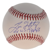 Tino Martinez Signed OML Baseball Inscribed "4x WS Champs" (JSA) at PristineAuction.com