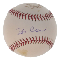 Robinson Cano Signed OML Stat Baseball (Steiner, MLB & Cano) at PristineAuction.com