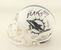 Mike Pouncey Signed Dolphins Salute To Service Alternate Speed Mini Helmet (JSA) at PristineAuction.com