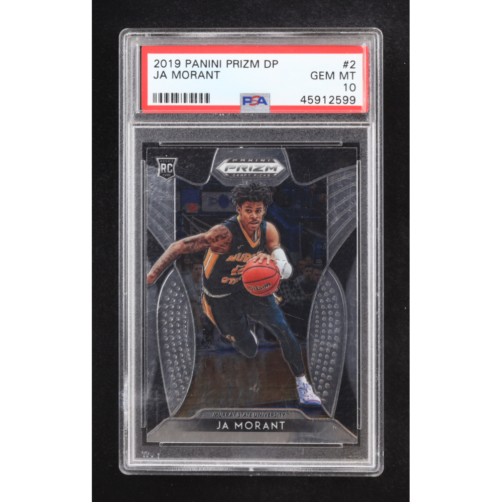 Ja Morant 2019-20 Panini Prizm DP #2 RC (PSA 10) at PristineAuction.com
