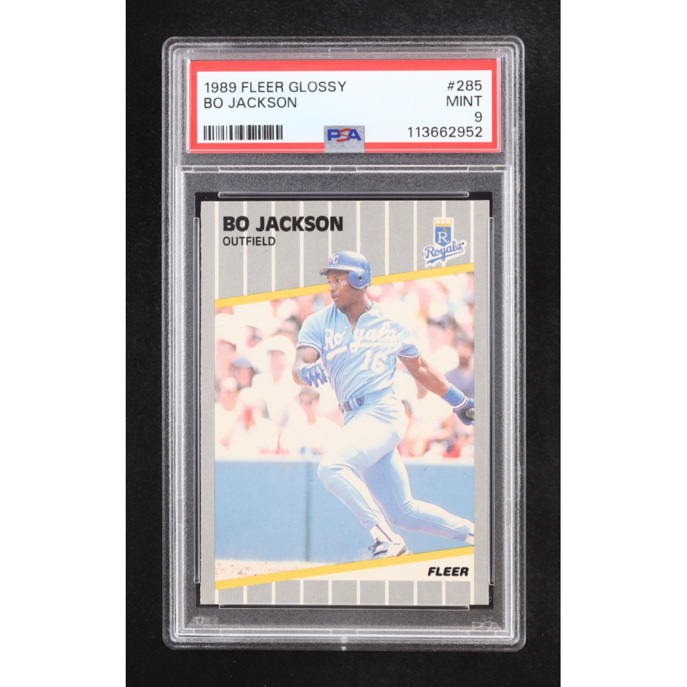 Bo Jackson 1989 Fleer Glossy #285 (PSA 9) at PristineAuction.com