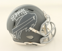 Jim Kelly Signed Bills Slate Alternate Speed Mini Helmet (Beckett) at PristineAuction.com