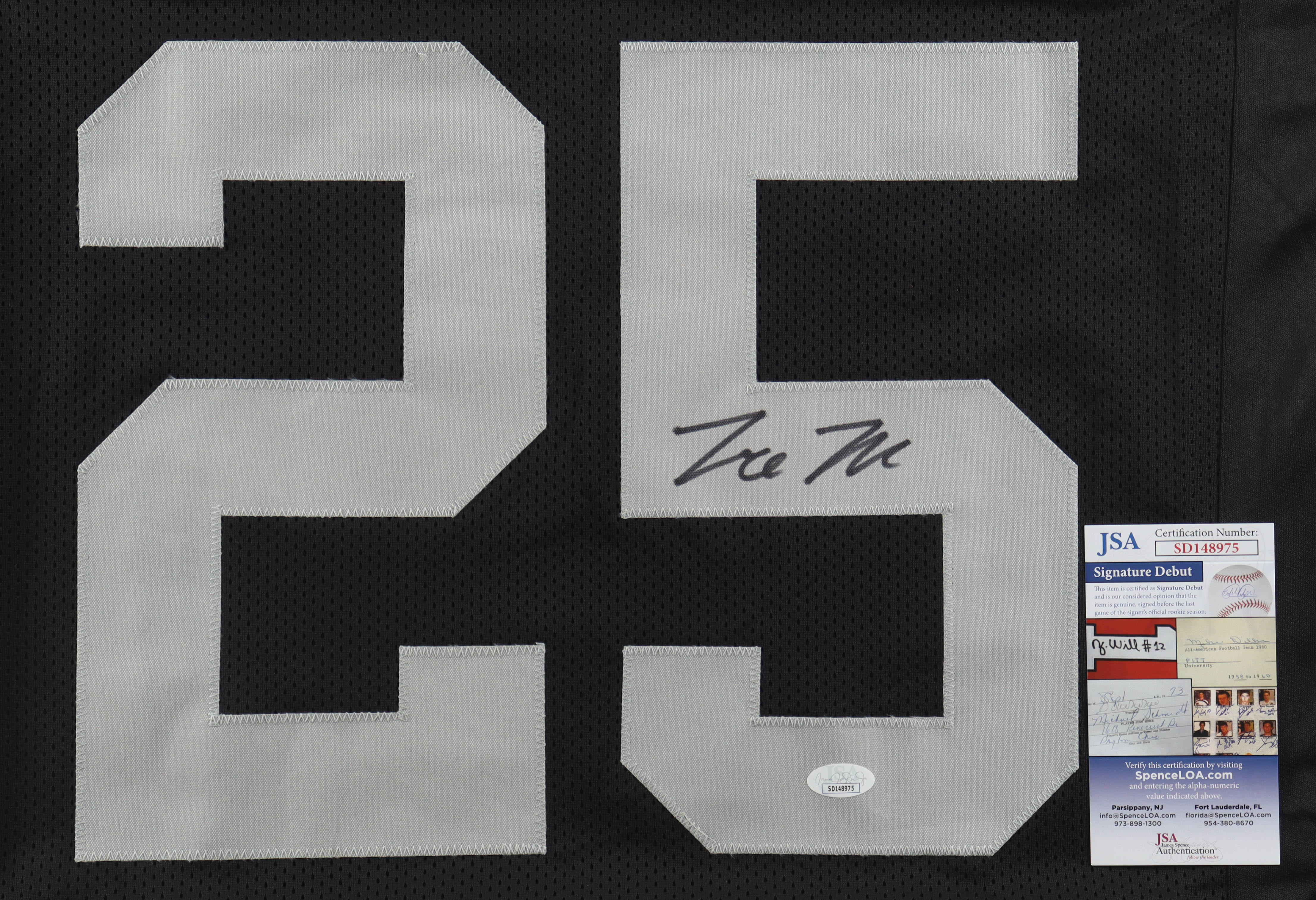 Tre'von Moehrig Signed Jersey (JSA) at PristineAuction.com Tre'von Moehrig Signed Jersey (JSA) at PristineAuction.com