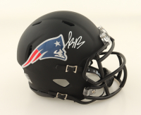 Kayshon Boutte Signed Patriots Speed Mini Helmet (JSA) at PristineAuction.com
