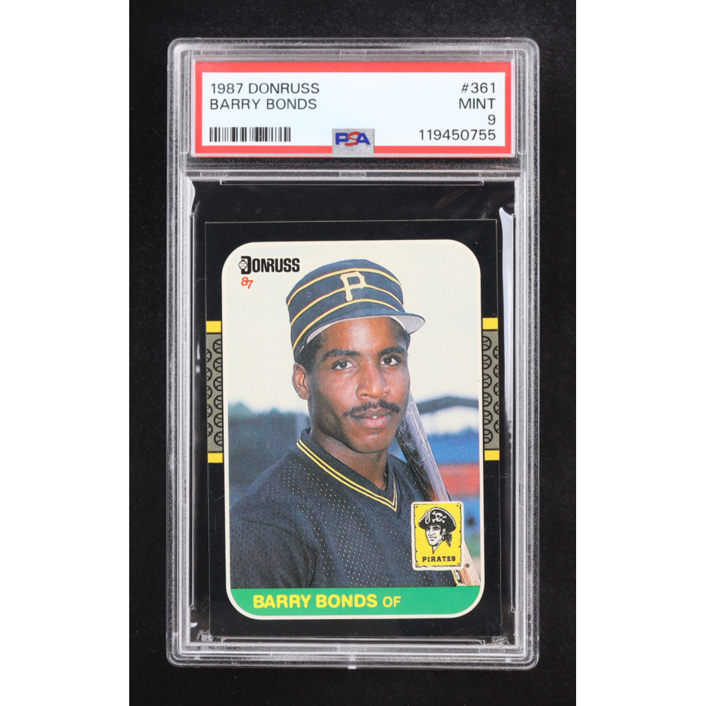 Barry Bonds 1987 Donruss #361 RC (PSA 9) at PristineAuction.com