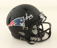 Kayshon Boutte Signed Patriots Speed Mini Helmet (JSA) at PristineAuction.com