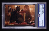 Christian Bale Signed 2005 Topps Batman Begins Movie #80 The Rescuers (PSA Authentic) at PristineAuction.com