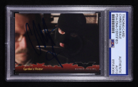 Christian Bale Signed 2005 Topps Batman Begins Movie #41 Gordon's Visitor (PSA Authentic) at PristineAuction.com