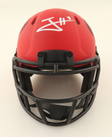 Jayden Higgins Signed Texans Rave Alternate Speed Mini Helmet (JSA) at PristineAuction.com
