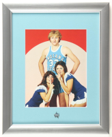 Larry Bird Iconic Indiana State Custom Framed Photo Display with Indiana State Sycamores Pin at PristineAuction.com