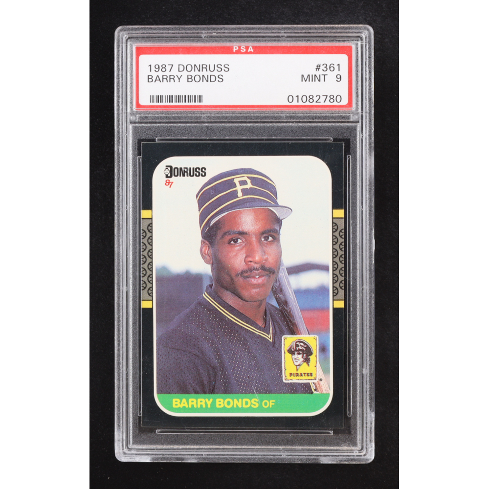 Barry Bonds 1987 Donruss #361 RC (PSA 9) at PristineAuction.com