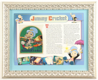 "Jiminy Cricket" Custom Framed Patch Display at PristineAuction.com