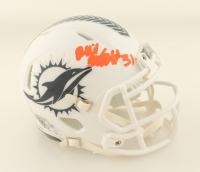 Ollie Gordon Signed Dolphins Salute To Service Alternate Speed Mini Helmet (JSA) at PristineAuction.com