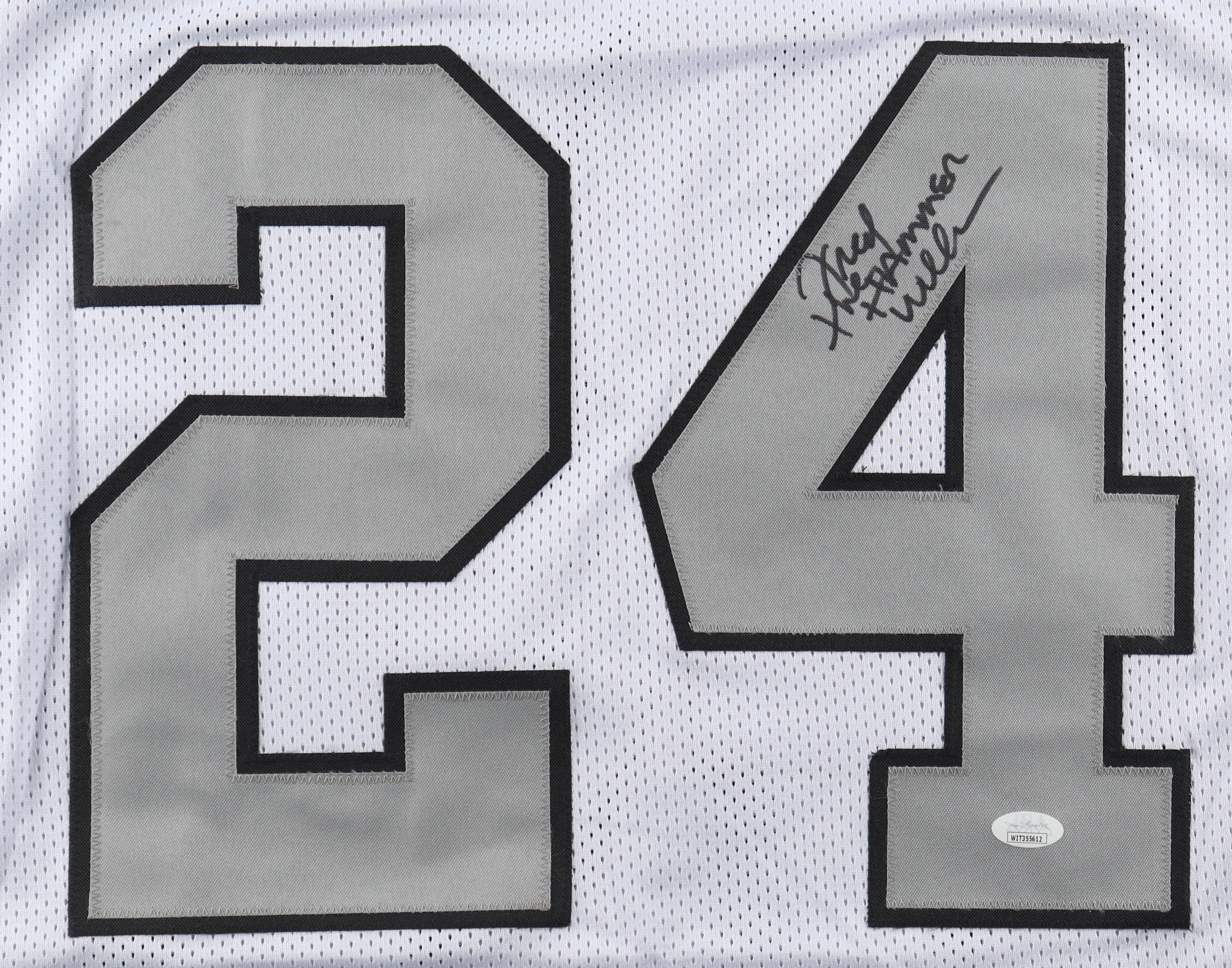 Fred "The Hammer" Williamson Signed Jersey (JSA) at PristineAuction.com Fred "The Hammer" Williamson Signed Jersey (JSA) at PristineAuction.com