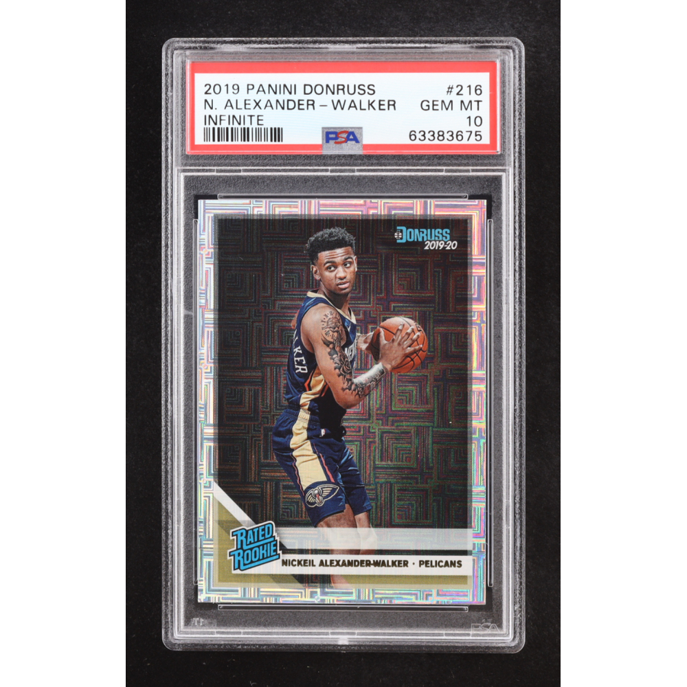 Nickeil Alexander-Walker 2019-20 Panini Donruss Infinite RR #216 RC (PSA 10) at PristineAuction.com Nickeil Alexander-Walker 2019-20 Panini Donruss Infinite RR #216 RC (PSA 10) at PristineAuction.com