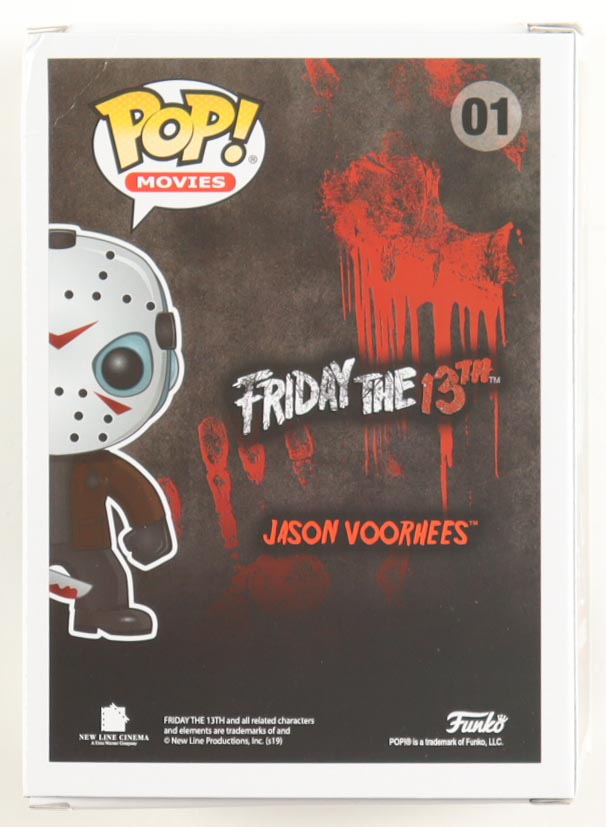 Derek Mears Signed "Friday the 13th #01 Jason Voorhees Funko Pop! Vinyl Figure Inscribed "Jason '09" (JSA) at PristineAuction.com Derek Mears Signed "Friday the 13th #01 Jason Voorhees Funko Pop! Vinyl Figure Inscribed "Jason '09" (JSA) at PristineAuction.com