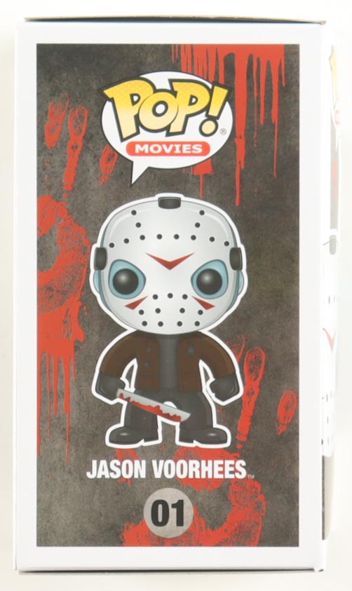 Derek Mears Signed "Friday the 13th #01 Jason Voorhees Funko Pop! Vinyl Figure Inscribed "Jason '09" (JSA) at PristineAuction.com Derek Mears Signed "Friday the 13th #01 Jason Voorhees Funko Pop! Vinyl Figure Inscribed "Jason '09" (JSA) at PristineAuction.com