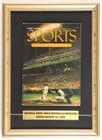 1954 First Issue "Sports Illustrated" Custom Framed Magazine Display with Title Plaque at PristineAuction.com