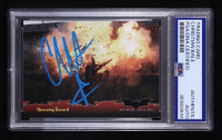 Christian Bale Signed 2005 Topps Batman Begins Movie #33 Rescuing Ducard (PSA Authentic) at PristineAuction.com