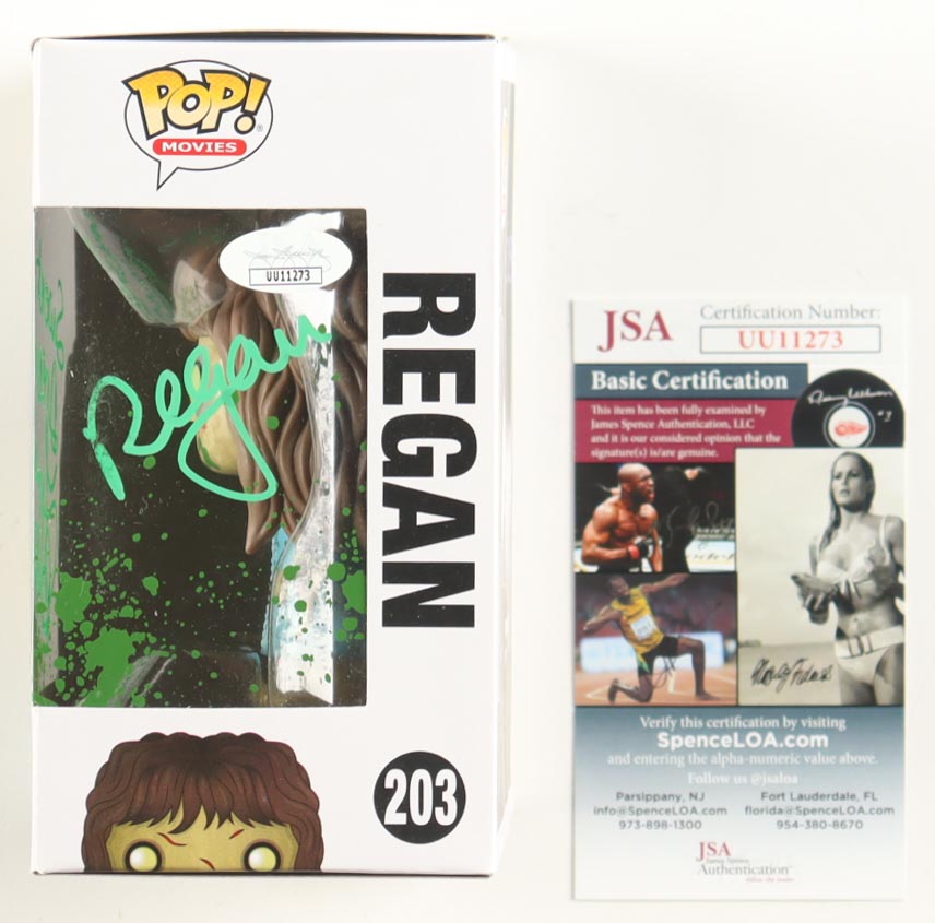Linda Blair Signed "The Exorcist" #203 Regan Funko Pop! Vinyl Figure Inscribed "Sweet Dreams!" (JSA) at PristineAuction.com Linda Blair Signed "The Exorcist" #203 Regan Funko Pop! Vinyl Figure Inscribed "Sweet Dreams!" (JSA) at PristineAuction.com