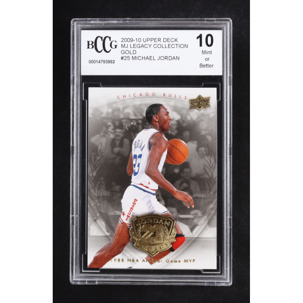 Michael Jordan 2009-10 Upper Deck Michael Jordan Legacy Collection Gold #25 (BCCG 10) at PristineAuction.com