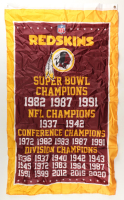 Washington Redskins Super Bowl Championships Flag at PristineAuction.com