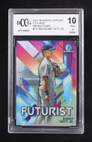 Bobby Witt Jr. 2021 Bowman Chrome Futurist Refractors #FUTBW RC (BCCG 10) at PristineAuction.com