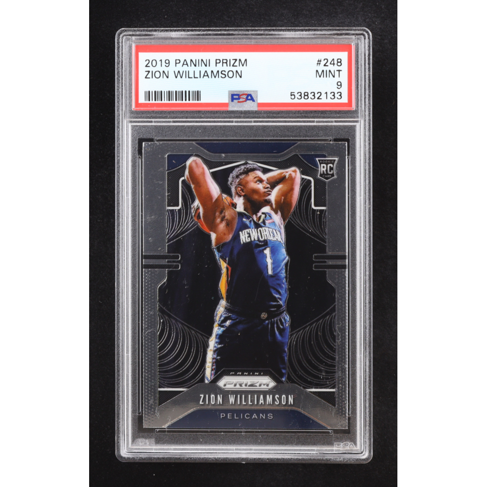 Zion Williamson 2019-20 Panini Prizm #248 RC (PSA 9) at PristineAuction.com Zion Williamson 2019-20 Panini Prizm #248 RC (PSA 9) at PristineAuction.com