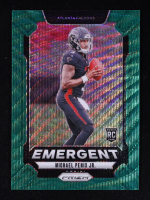 Michael Penix Jr. 2024 Panini Prizm Emergent Prizms Green Wave #20 RC at PristineAuction.com