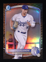 Jac Caglianone 2025 Bowman Chrome Prospects Reptilian Refractors #BCP103 RC at PristineAuction.com