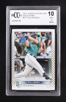 Cal Raleigh 2022 Topps Factory Set Gold Stars #277 RC (BCCG 10) at PristineAuction.com