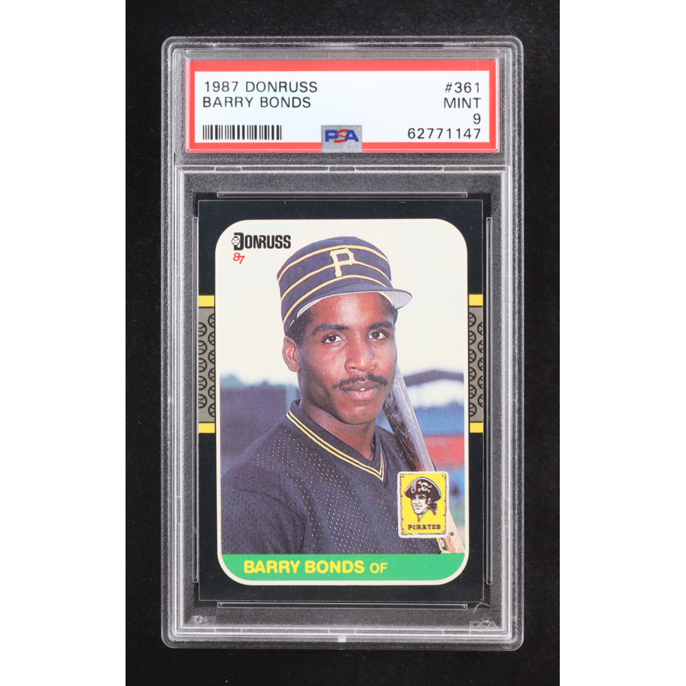 Barry Bonds 1987 Donruss #361 RC (PSA 9) at PristineAuction.com