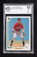 Chipper Jones 1991 Upper Deck #55 RC (BCCG 10) at PristineAuction.com