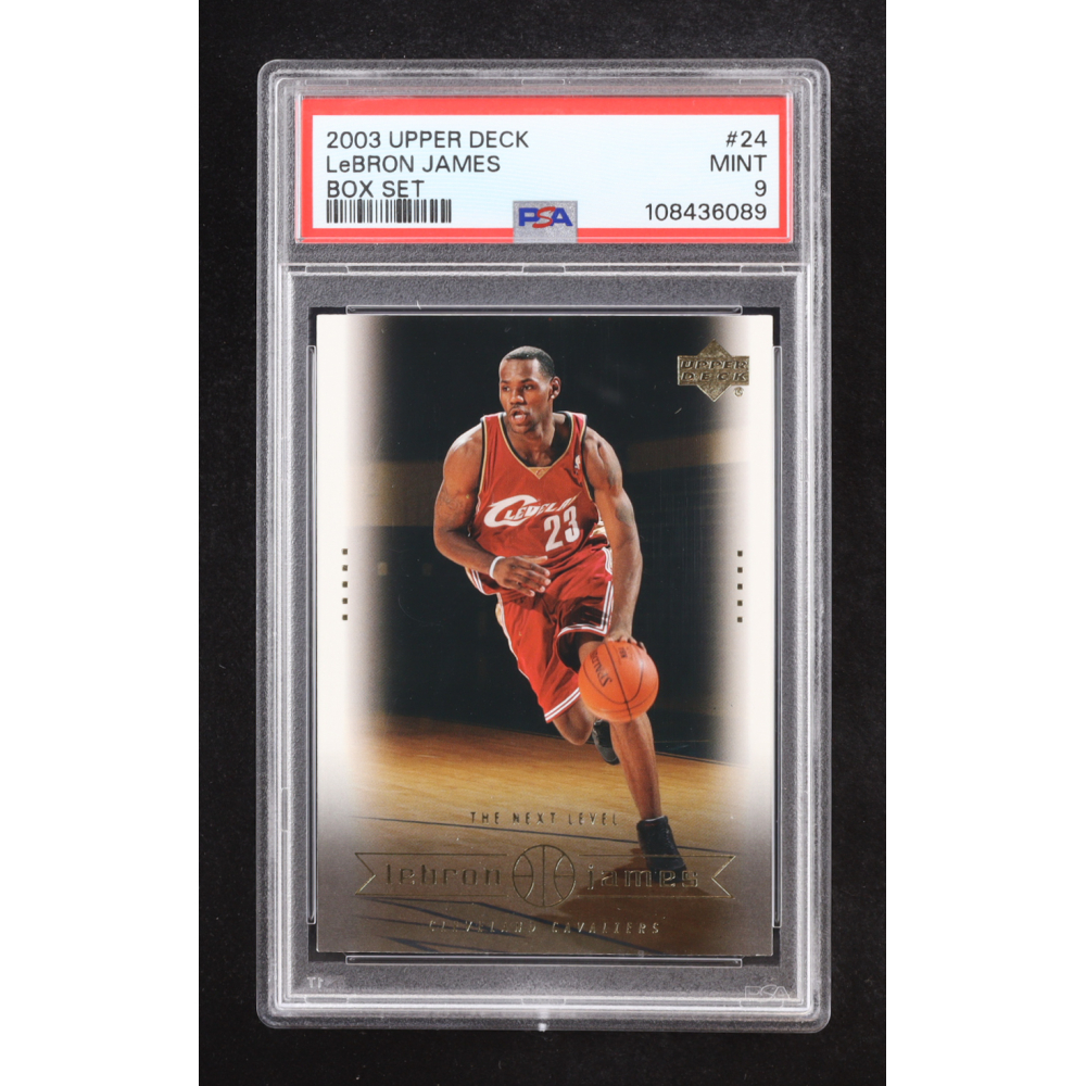Lebron James 2003 Upper Deck Box Set The Next Level #24 RC (PSA 9) at PristineAuction.com Lebron James 2003 Upper Deck Box Set The Next Level #24 RC (PSA 9) at PristineAuction.com