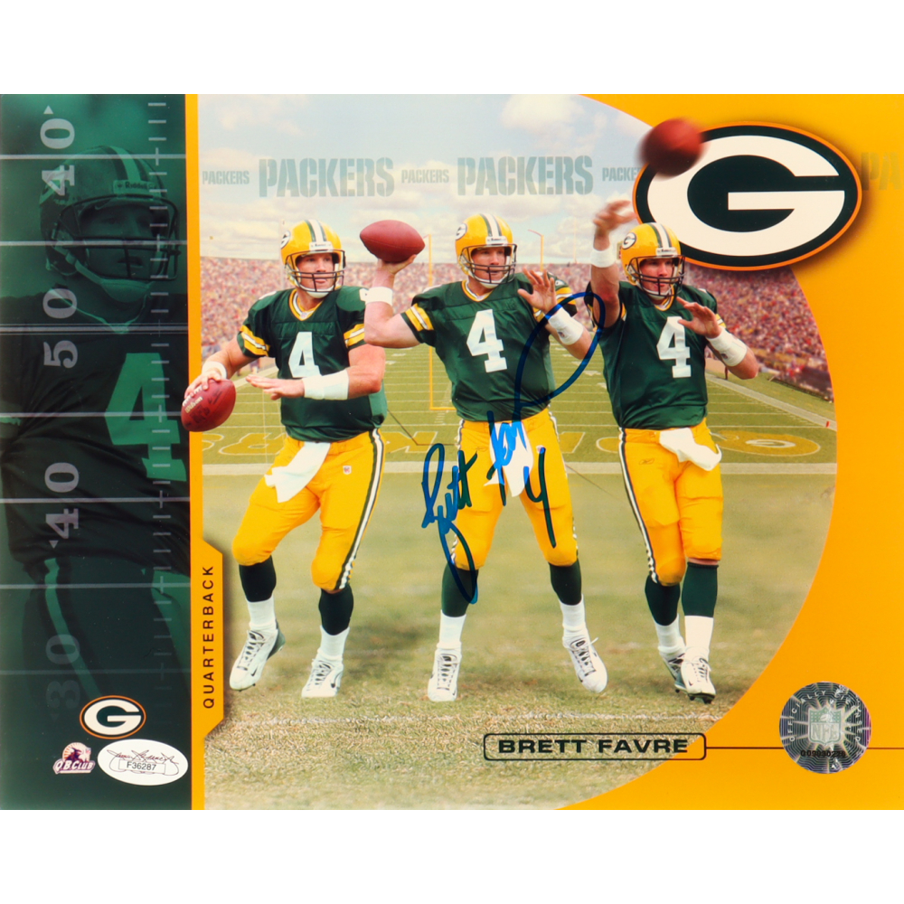 Brett Favre Signed Packers 8x10 Photo (JSA) at PristineAuction.com