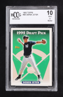 Derek Jeter 1993 Topps Draft Pick #98 RC (BCCG 10) at PristineAuction.com