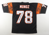 Anthony Munoz Signed Bengals Mitchell & Ness Authentic Jersey Inscribed "HOF 98", "NFL 100 Team", "11x Pro Bowl" & "11x All Pro" (Beckett) at PristineAuction.com