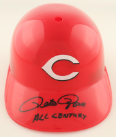 Pete Rose Signed Reds Full-Size Batting Helmet Inscribed "All Century" (Rose) at PristineAuction.com