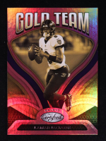 Lamar Jackson 2022 Certified Gold Team Mirror Pink #5 #150/199 at PristineAuction.com